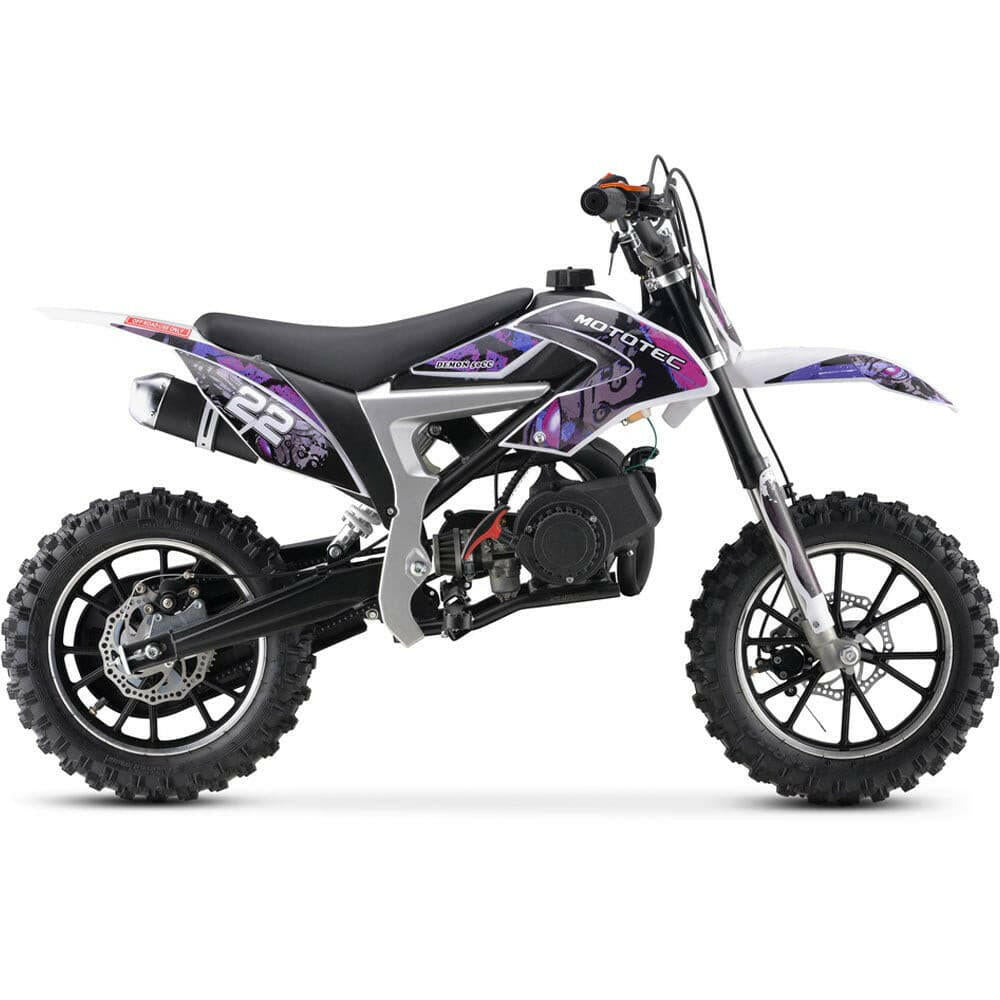 MotoTec 50cc Demon Kids Gas Dirt Bike Motorcycle - Kids Eye Candy