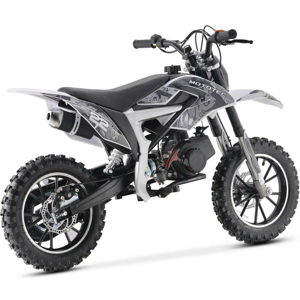 MotoTec 50cc Demon Kids Gas Dirt Bike Motorcycle - Kids Eye Candy 