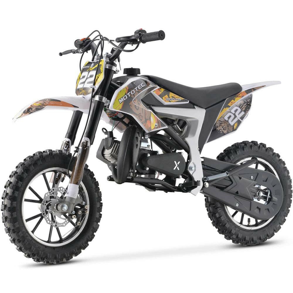 MotoTec 50cc Demon Kids Gas Dirt Bike Motorcycle - Kids Eye Candy
