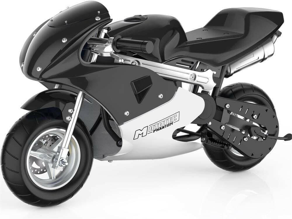 MotoTec GBmoto Gas Powered Phantom Pocket Bike 49cc 2-Stroke