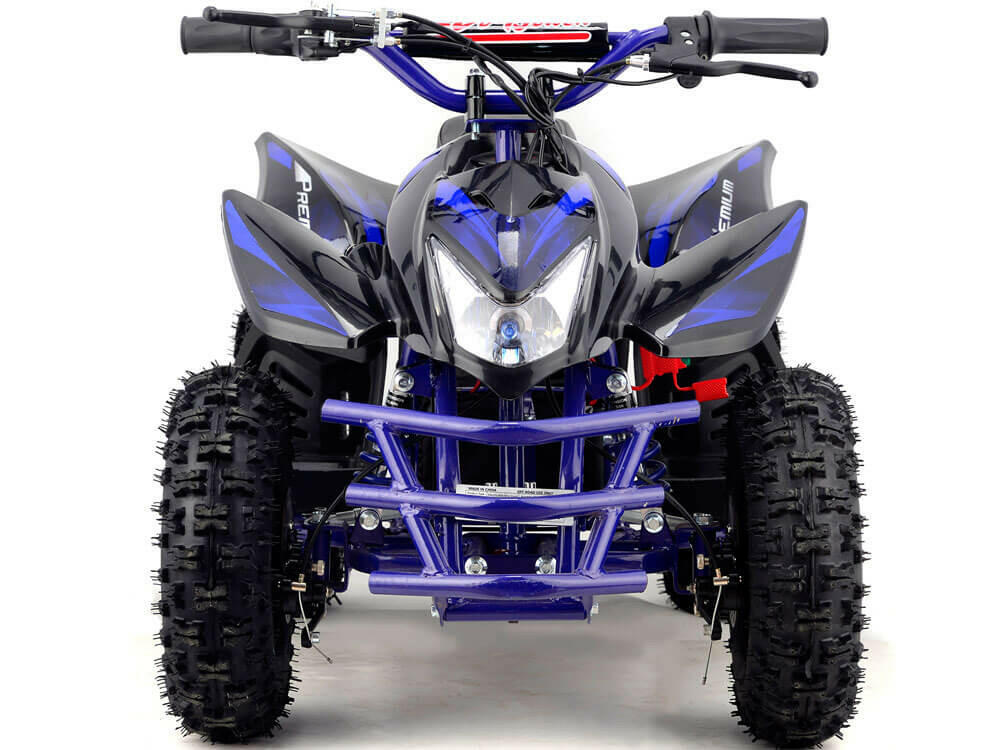 Mototec 24v Mini Quad Titan v5 White w/ Parental Control Key - Kids Eye Candy