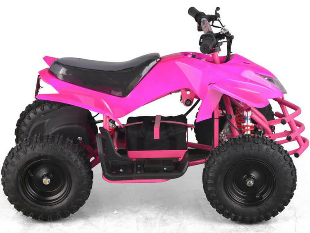 Mototec 24v Mini Quad Titan v5 White w/ Parental Control Key - Kids Eye Candy