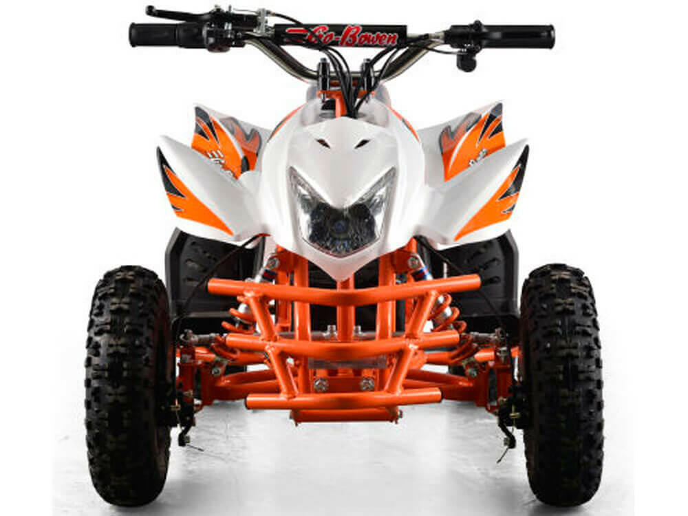 Mototec 24v Mini Quad Titan v5 White w/ Parental Control Key - Kids Eye Candy