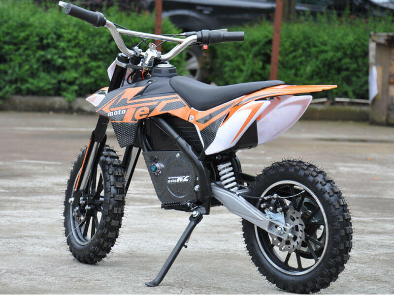 MotoTec 24V Electric Ride-On Dirt Bike 500w | Orange - Kids Eye Candy
