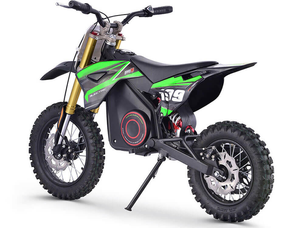 36V MotoTec Kids Electric Ride-On Dirt Bike 1000w | Lithium Green - Kids Eye Candy