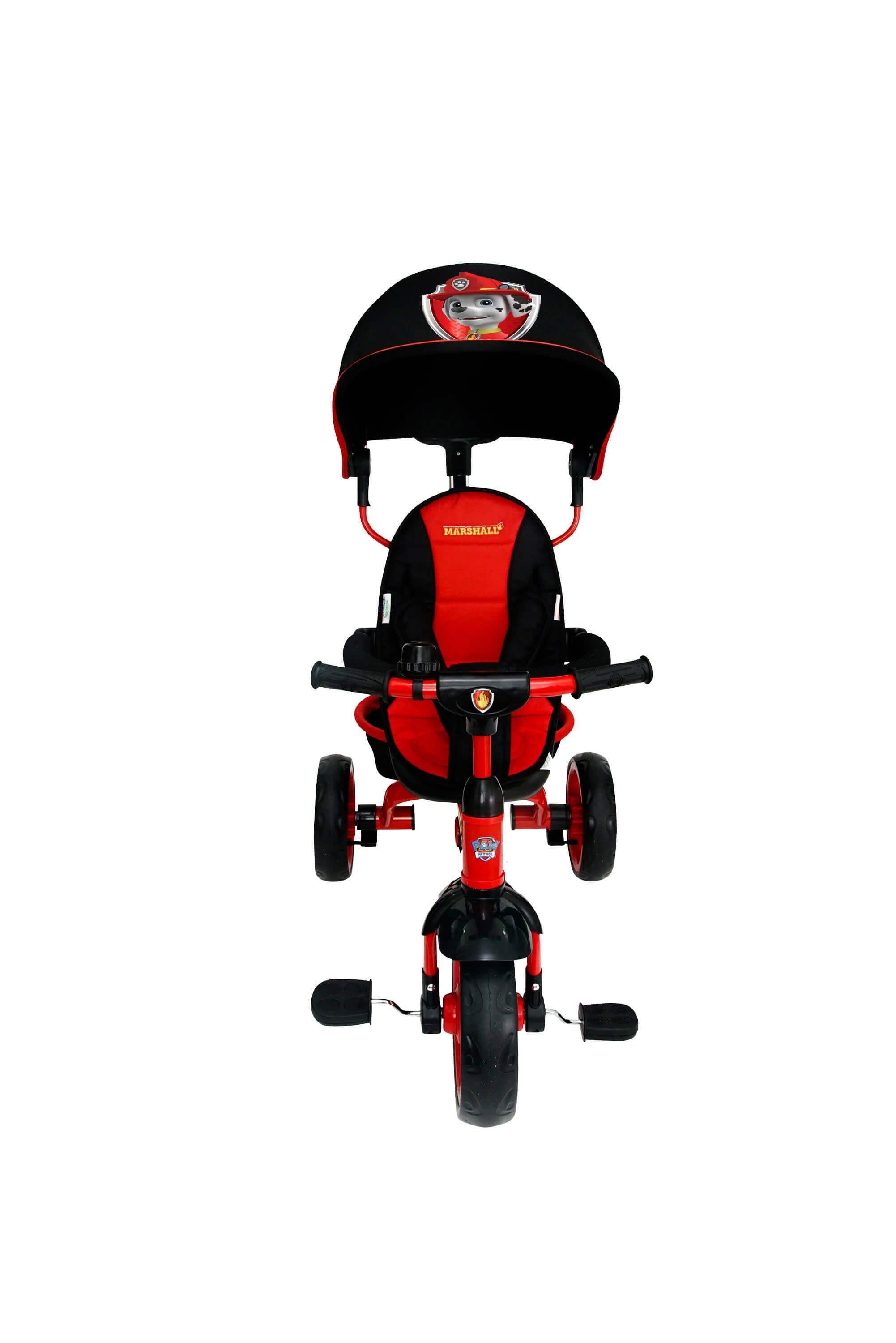 Kids Nickelodeon Paw Patrol Marshall 4-in-1 Push and Ride Stroller Tricycle - Kids Eye Candy