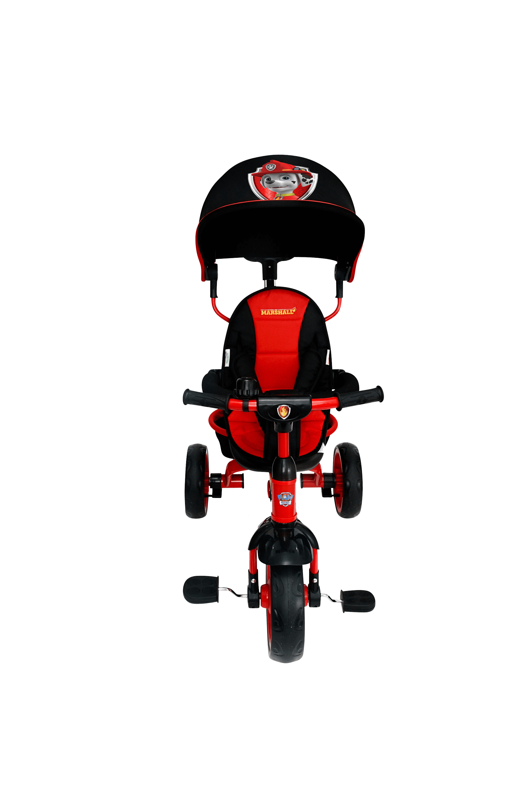 Kids Nickelodeon Paw Patrol Marshall 4-in-1 Push and Ride Stroller Tricycle - Kids Eye Candy