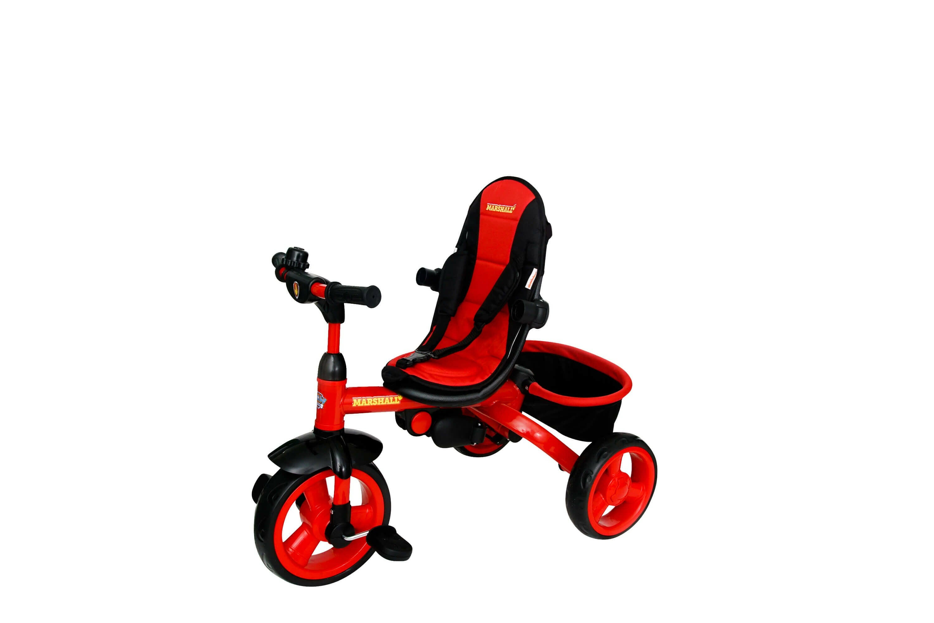 Kids Nickelodeon Paw Patrol Marshall 4-in-1 Push and Ride Stroller Tricycle - Kids Eye Candy