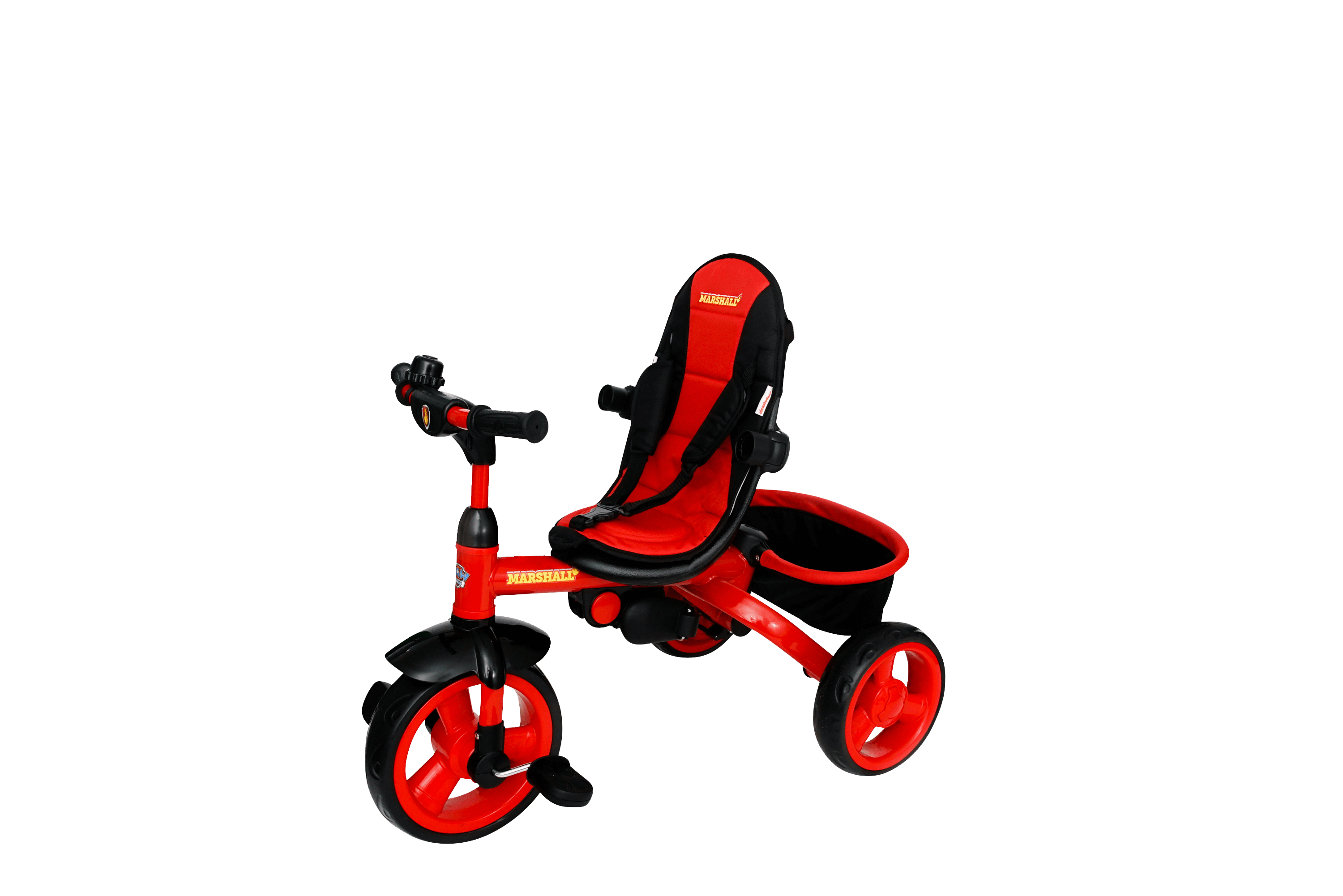 Kids Nickelodeon Paw Patrol Marshall 4-in-1 Push and Ride Stroller Tricycle - Kids Eye Candy