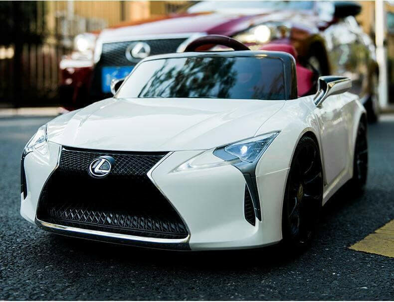 Licensed 12V Lexus LC500 Ride-On Remote Control MP3 LED Lights - Kids Eye Candy