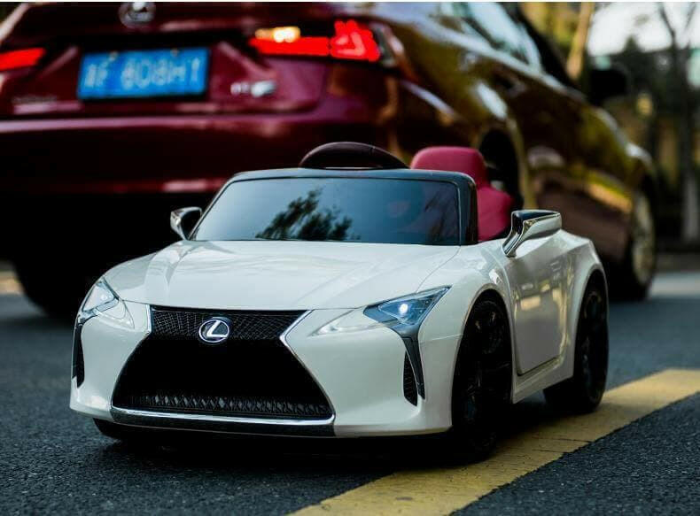 Licensed 12V Lexus LC500 Ride-On Remote Control MP3 LED Lights - Kids Eye Candy