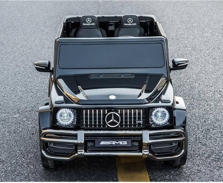Mercedes G63 AMG 24V Kids Ride-On Two-Seater Remote Control, Bluetooth, LED Lights - Kids Eye Candy