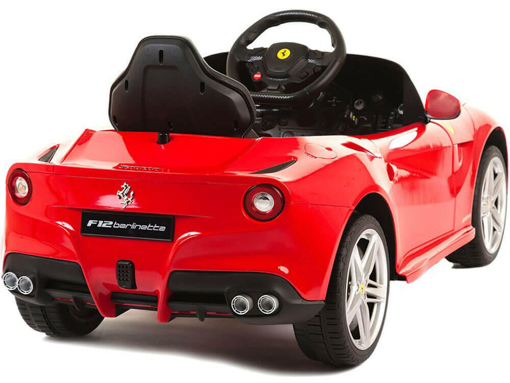 Ferrari F12 Electric 12V Kids Ride-On Car With Parental Remote - Kids Eye Candy