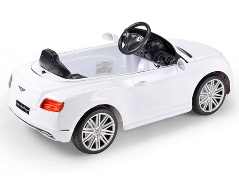 Bentley GTC Continental 12V Ride-On Electric Car with Remote MP3 LED Lights - Kids Eye Candy