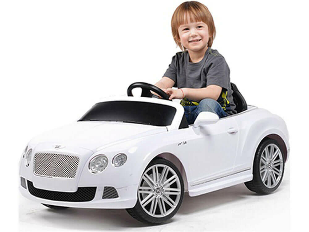 Bentley GTC Continental 12V Ride-On Electric Car with Remote MP3 LED Lights - Kids Eye Candy