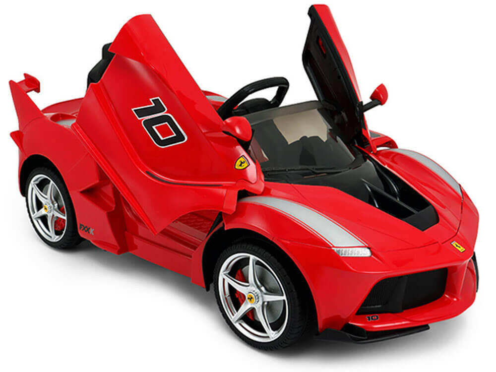 12V Licensed Kids Ferrari Spider Ride-On Vehicle With Parent Remote Butterfly Doors MP3 LED Lights - Kids Eye Candy