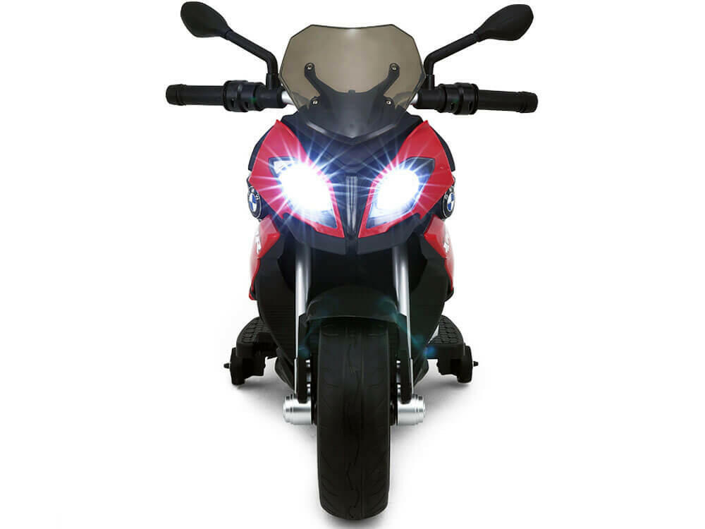 BMW Kids Ride-On 12V Motorcycle w/ MP3 LED Lights Training Wheels - Kids Eye Candy