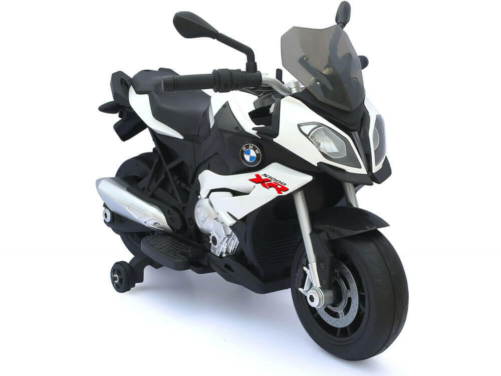 BMW Kids Ride-On 12V Motorcycle w/ MP3 LED Lights Training Wheels - Kids Eye Candy