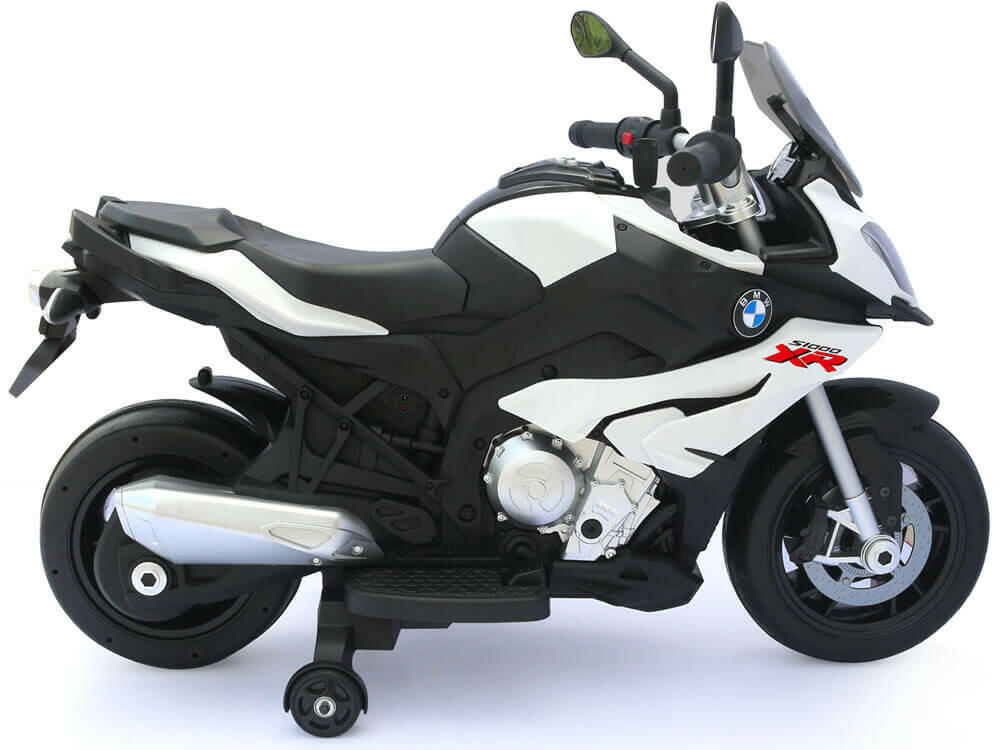 BMW Kids Ride-On 12V Motorcycle w/ MP3 LED Lights Training Wheels - Kids Eye Candy