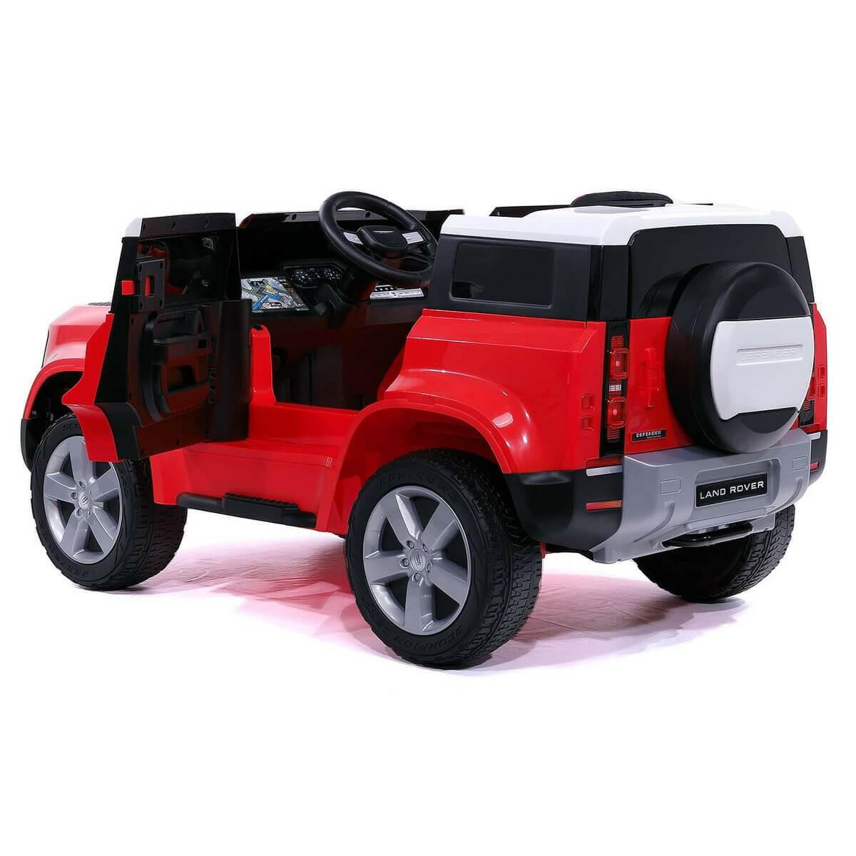 Land Rover Defender 12V Kids Ride-On Car Parental Remote MP3 LED - Kids Eye Candy
