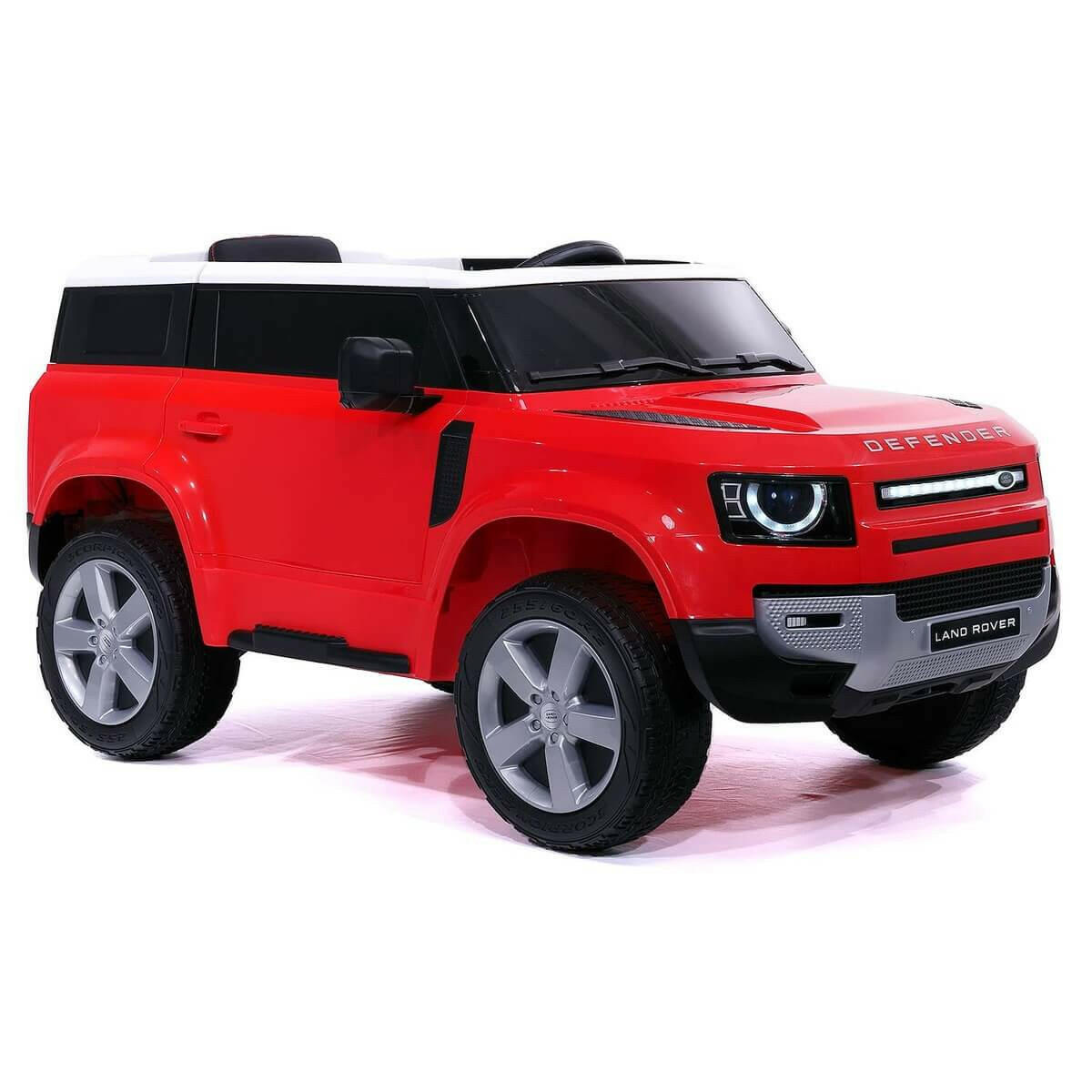 Land Rover Defender 12V Kids Ride-On Car Parental Remote MP3 LED - Kids Eye Candy