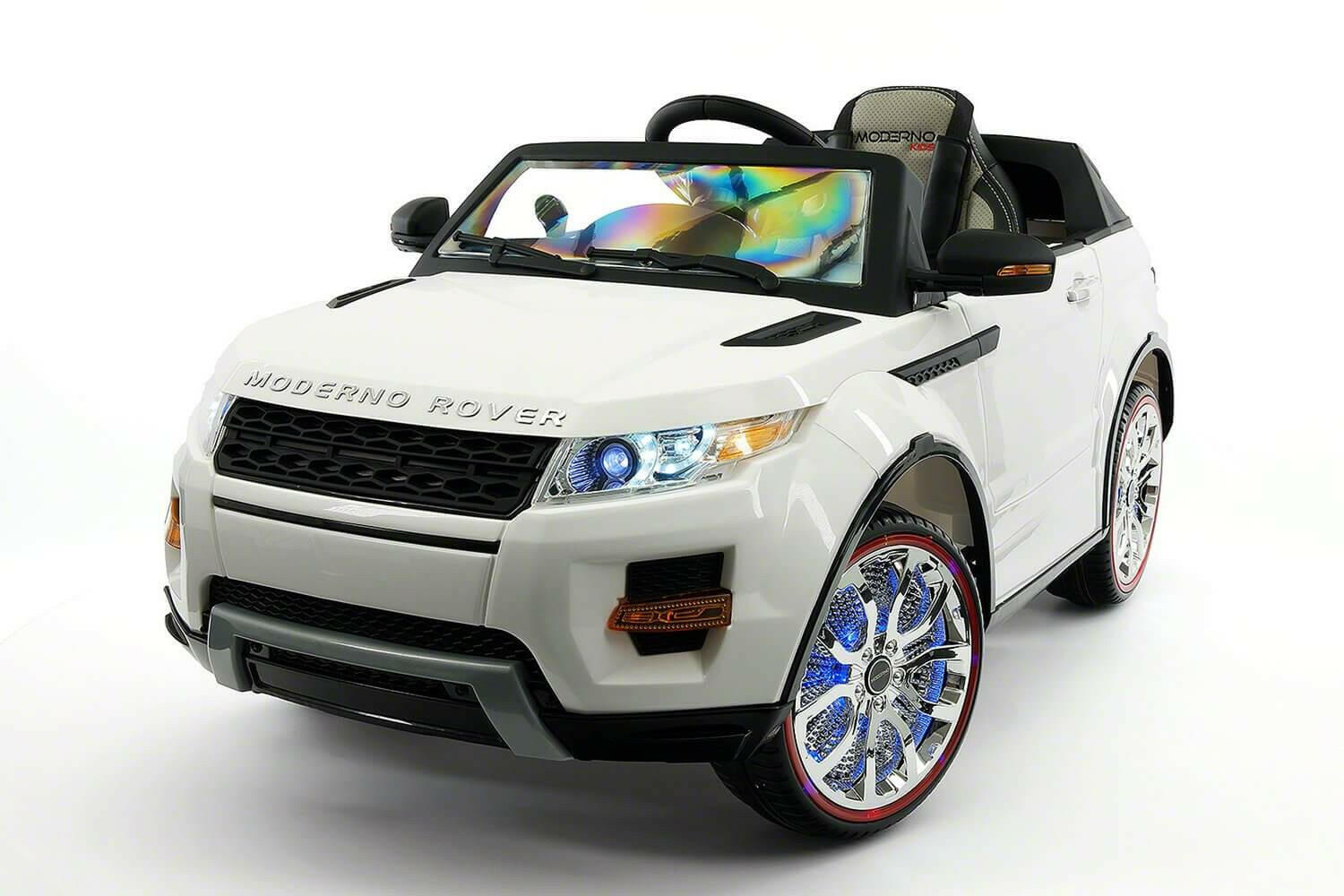 12volt Licensed Rover Truck Kids Car w/ Parent Remote, MP3, LED Lights - Kids Eye Candy