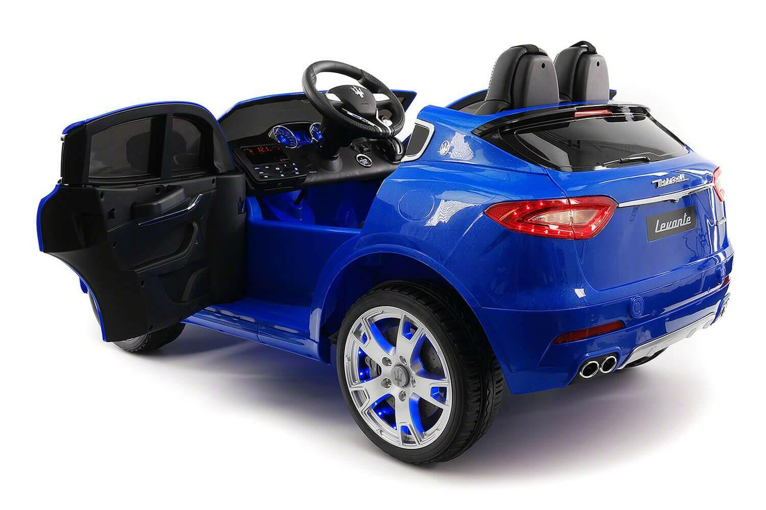 12V Licensed Maserati Levante Kids Ride-On Car With MP3 Remote LED Lights - Kids Eye Candy