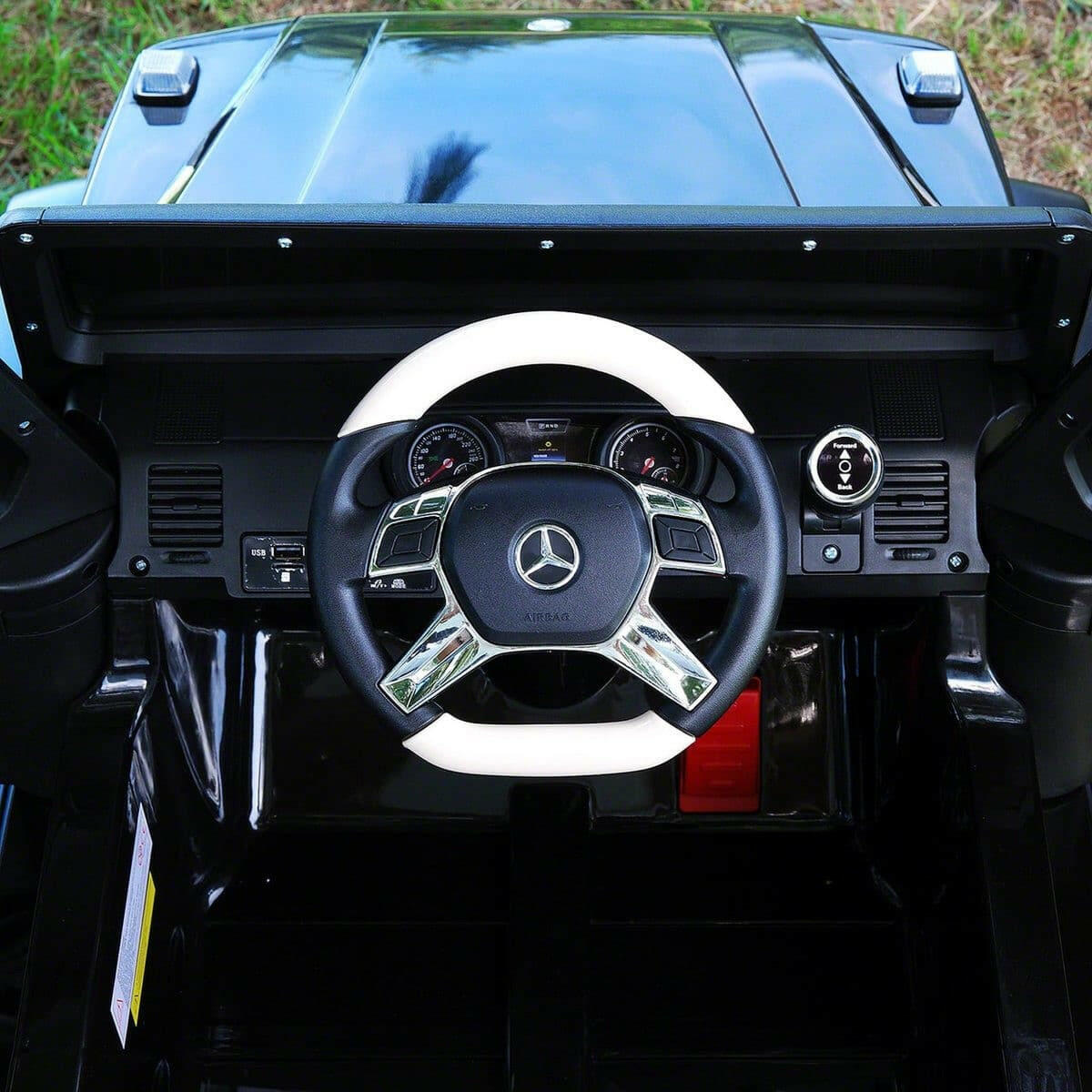 Mercedes Kids Maybach G650 12V Ride-On Car Parental Remote, MP3, Leather Seats, LED Lights - Kids Eye Candy