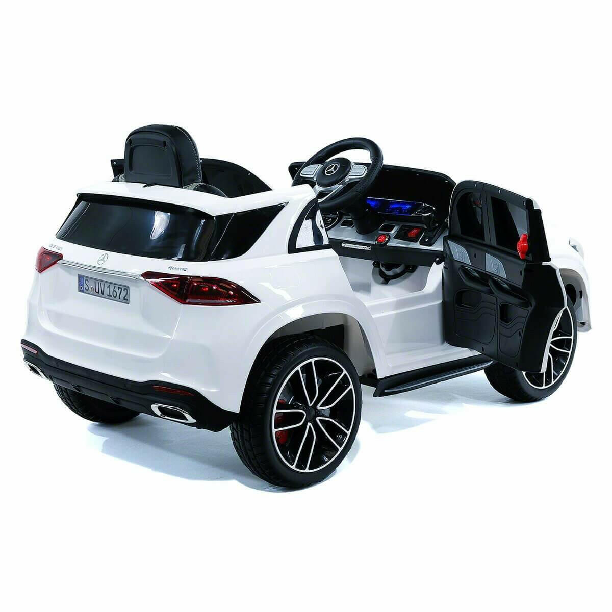 Mercedes Kids 12V GLE450 Ride-On Car Parental Remote, MP3, Leather Seats, LED Lights - Kids Eye Candy