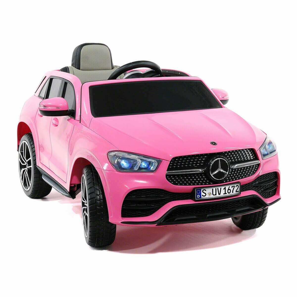 Mercedes Kids 12V GLE450 Ride-On Car Parental Remote, MP3, Leather Seats, LED Lights - Kids Eye Candy