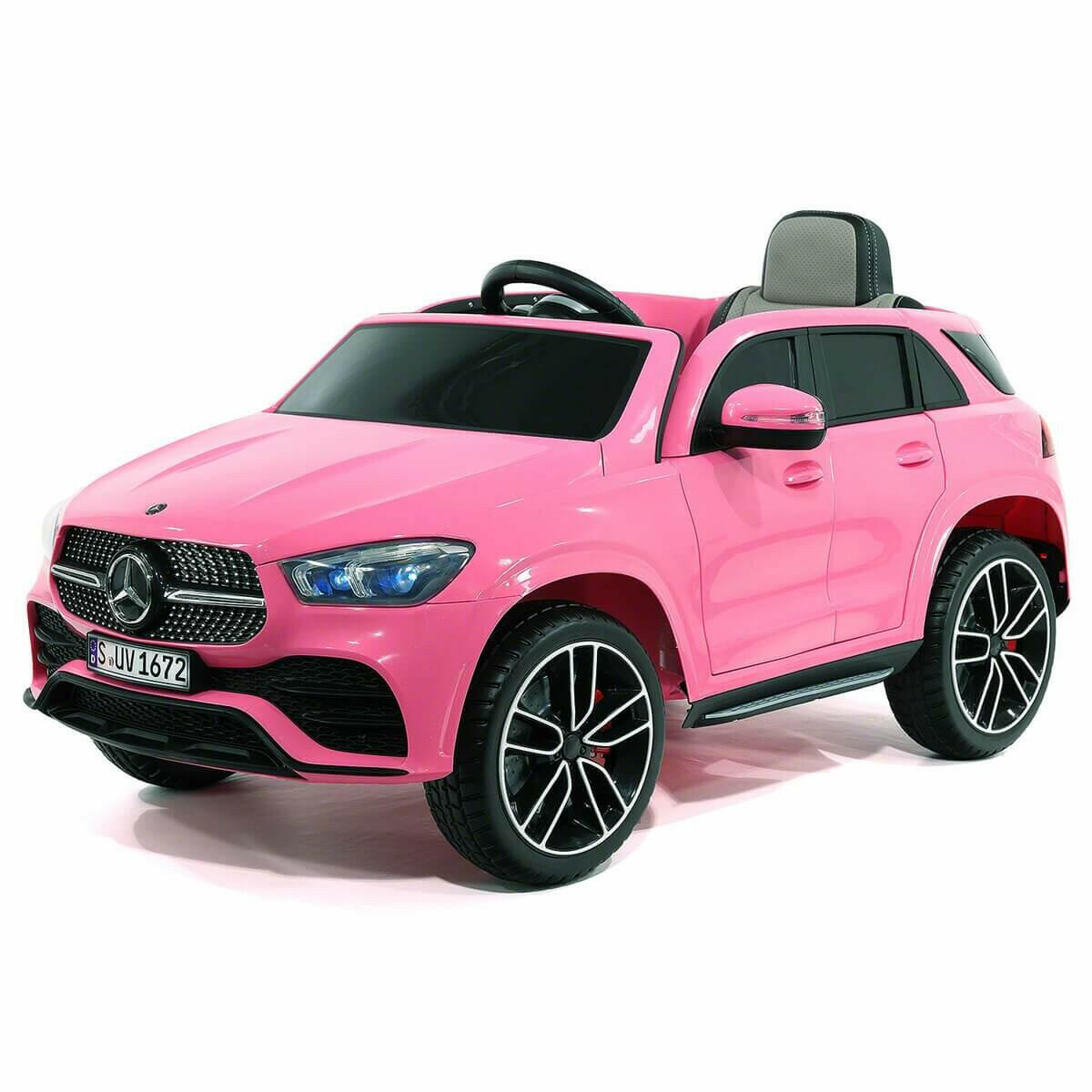 Mercedes Kids 12V GLE450 Ride-On Car Parental Remote, MP3, Leather Seats, LED Lights - Kids Eye Candy