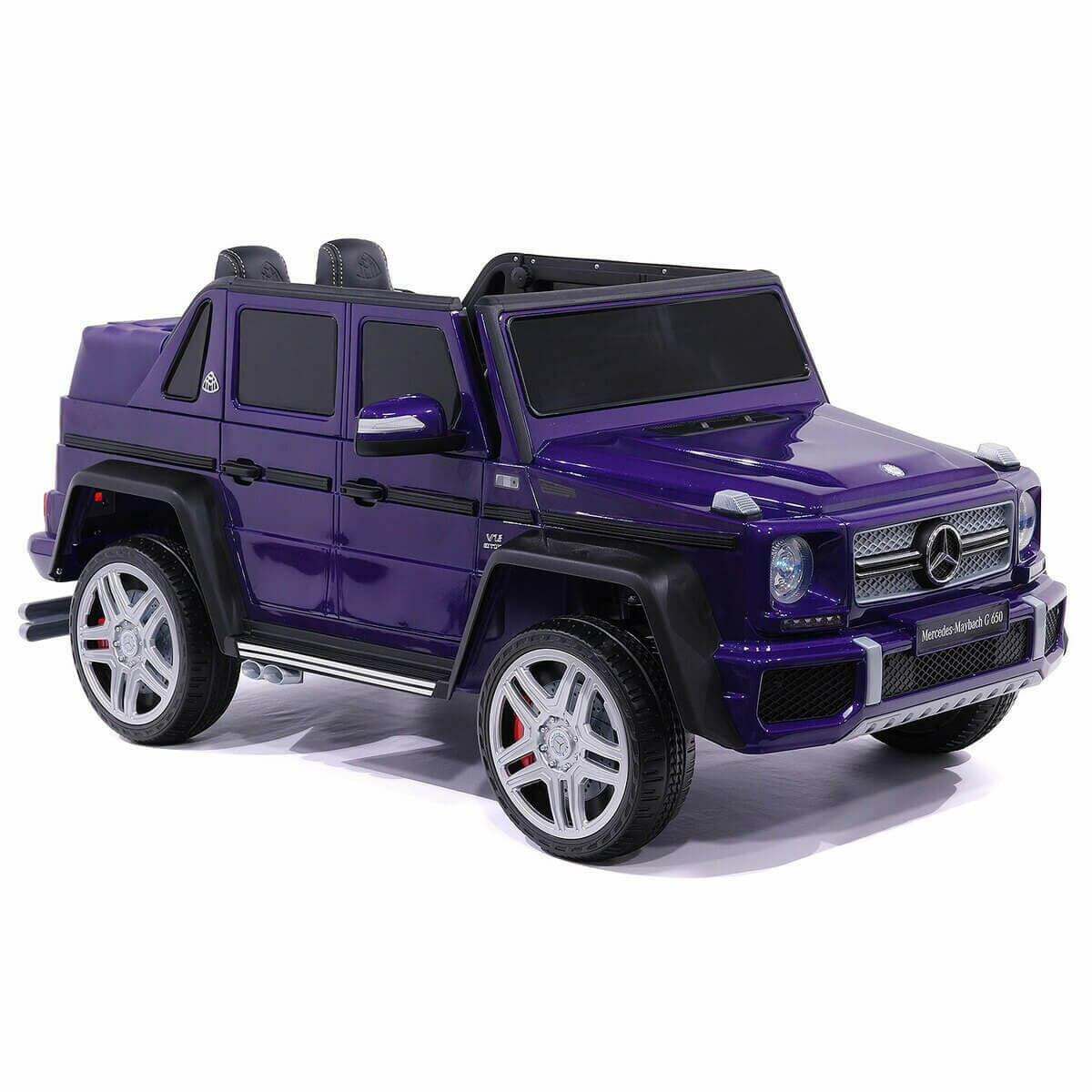 Mercedes Kids Maybach G650 12V Ride-On Car Parental Remote, MP3, Leather Seats, LED Lights - Kids Eye Candy