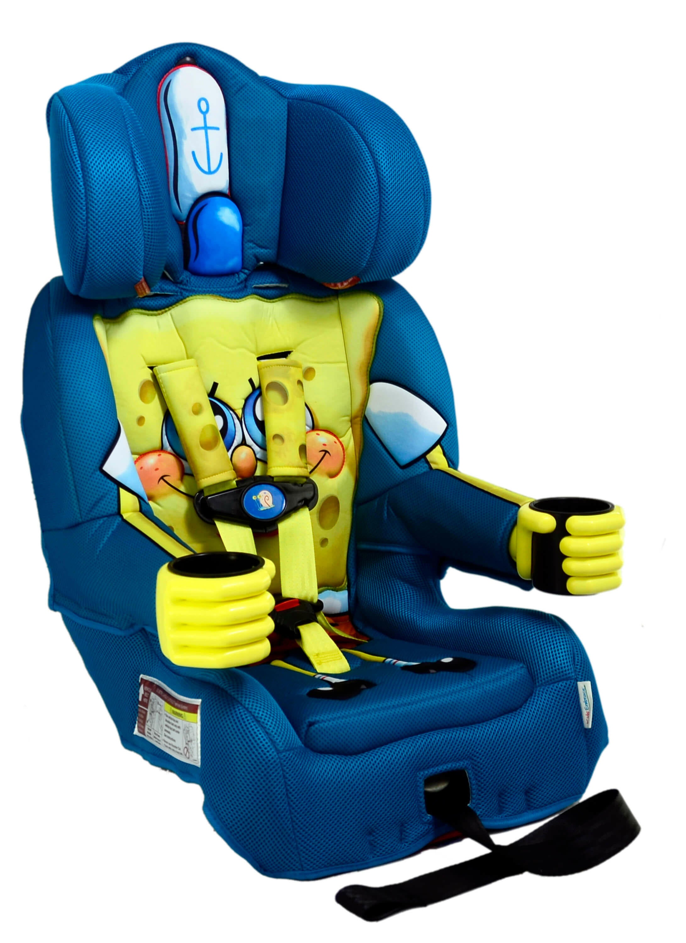 Kids Spongebob Combination Booster Car Seat Nickelodeon - Kids Eye Candy