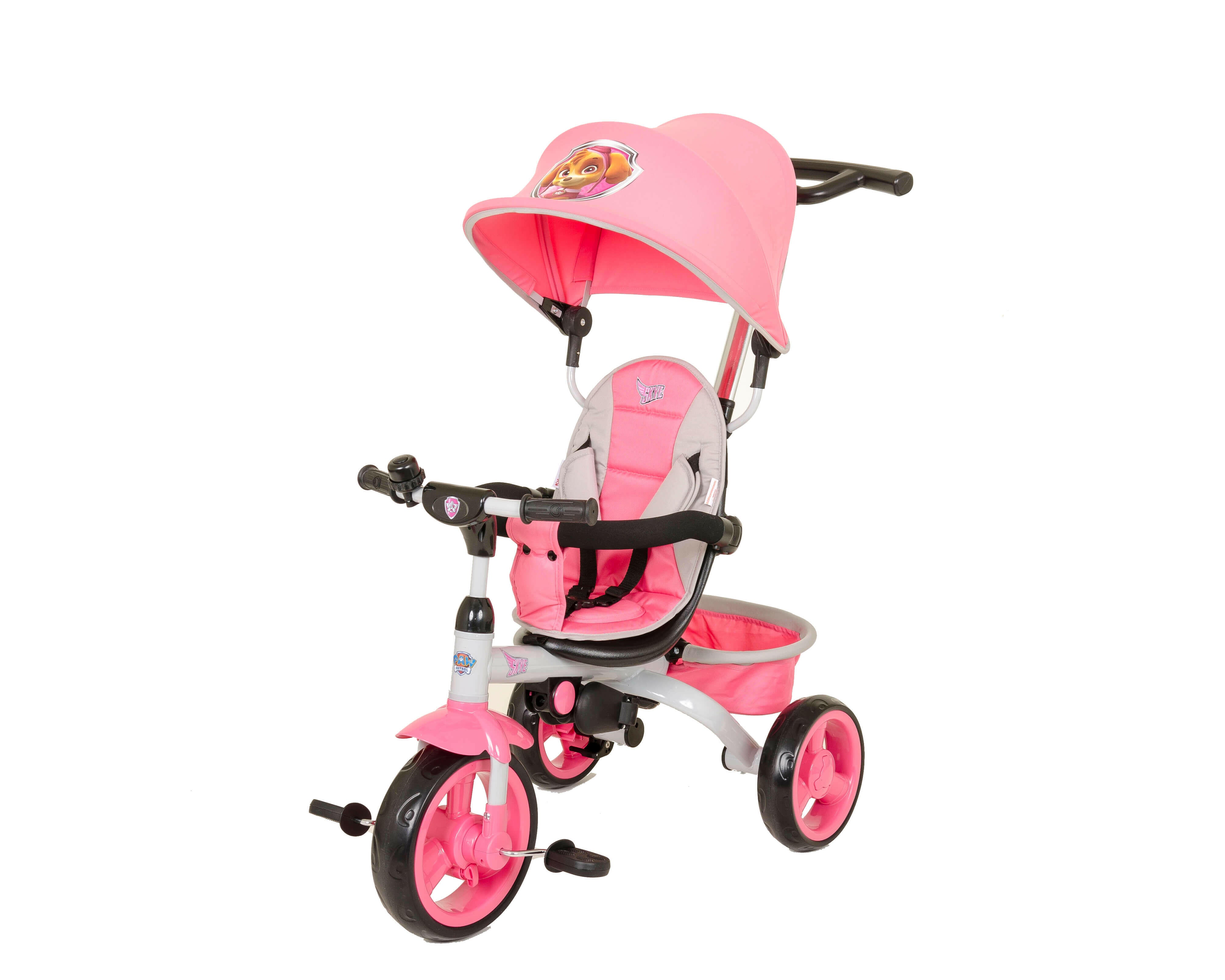 Kids Nickelodeon Paw Patrol Skye 4-in-1 Stroller Tricycle - Kids Eye Candy