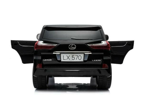 Licensed 24V Lexus LX Two-Seater Remote Control MP4 Bluetooth LED Lights - Kids Eye Candy