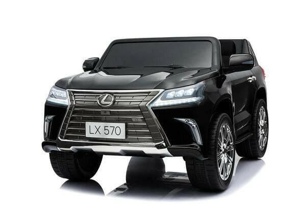 Licensed 24V Lexus LX Two-Seater Remote Control MP4 Bluetooth LED Lights - Kids Eye Candy