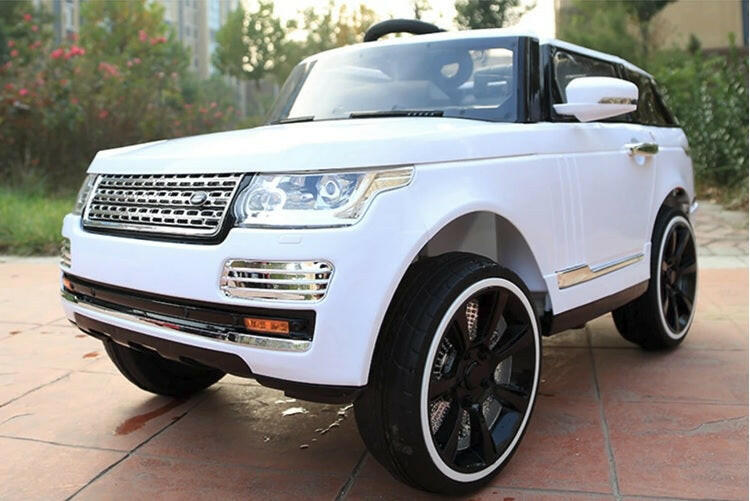 Range Rover SUV Kids 12V Ride-On Car Two-Seater w/ Parental Remote, MP3, LED Lights - Kids Eye Candy