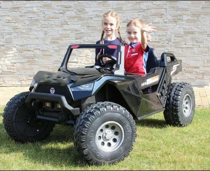 Kids Electric Ride On Off Road Buggy 24V 2 Leather Seats MP4 Player 15' Wheels - Kids Eye Candy