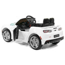 Chevrolet Camaro 12V Ride-On Car R/C Parental Remote Leather Seats LED Lights.