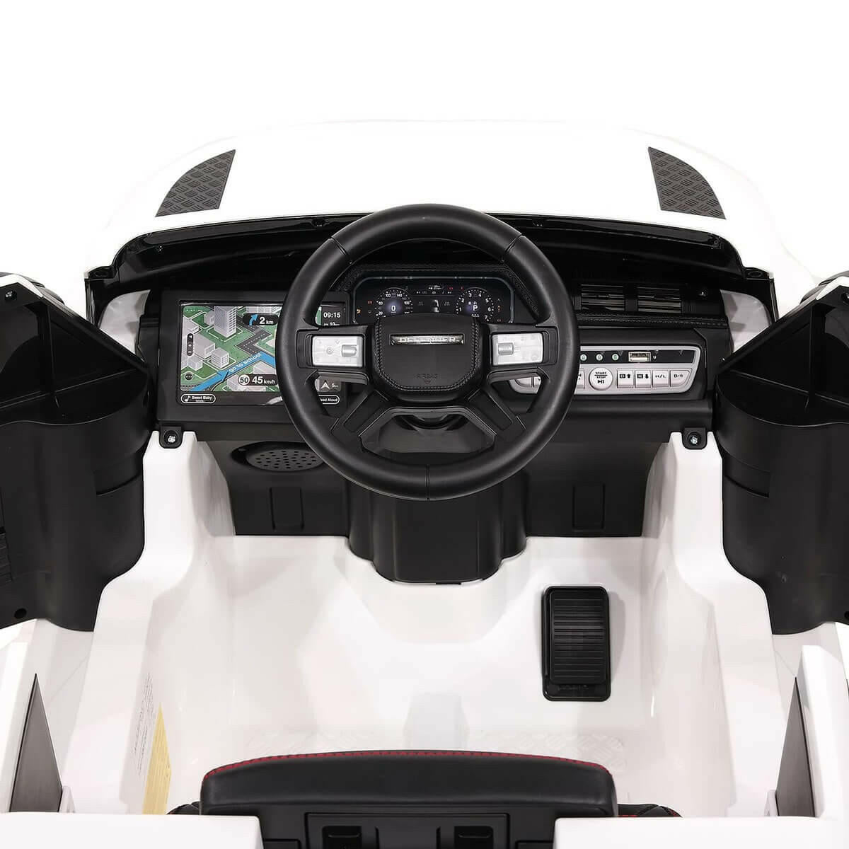 Land Rover Defender 12V Kids Ride-On Car Parental Remote MP3 LED - Kids Eye Candy