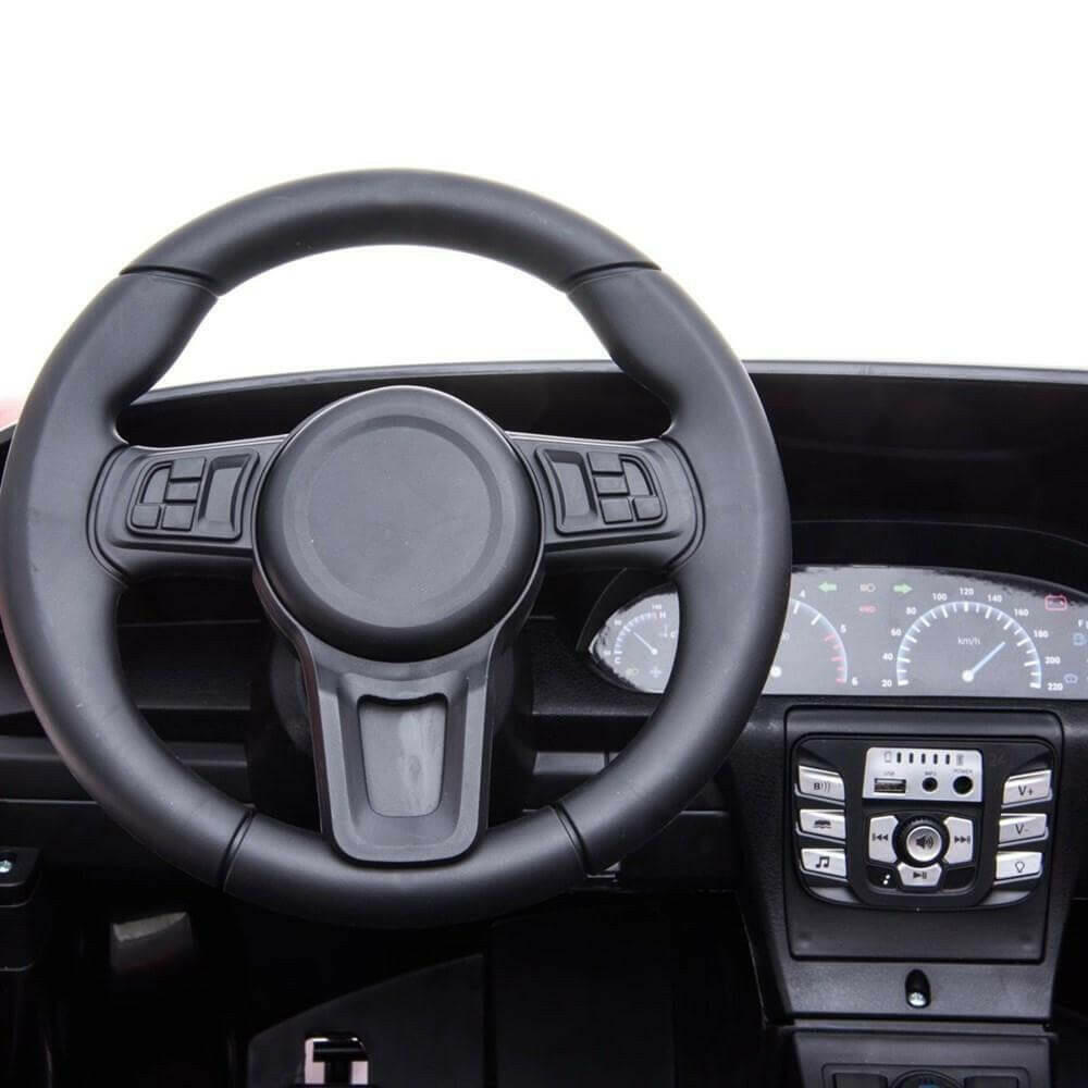 24V Licensed Kids Luxury Super Car Panamera Two-Seater 180W Remote Control Bluetooth MP3 - Kids Eye Candy