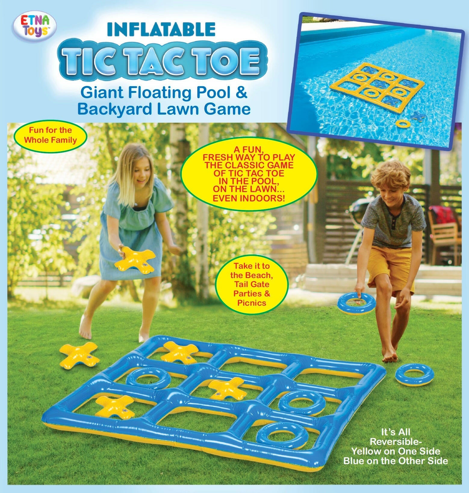 Inflatable Tic Tac Toe.