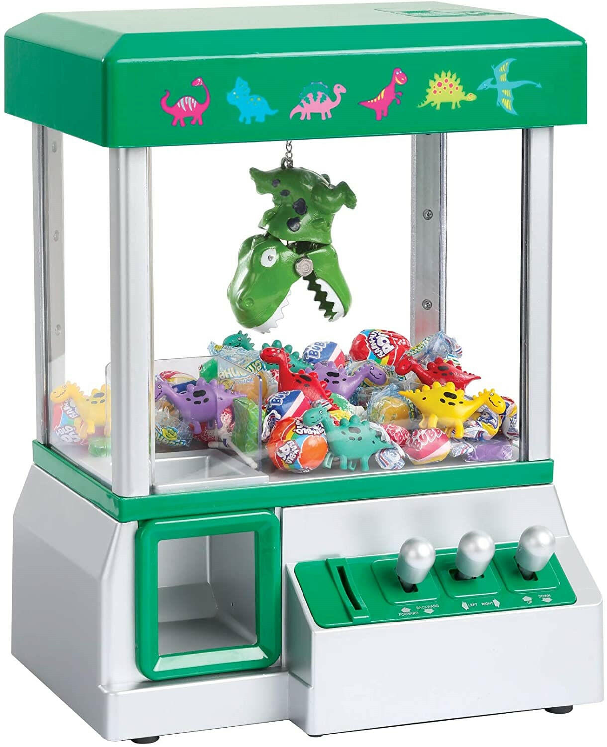 Dinosaur Kids Toy Claw Machine w/ Coins and Dinos Included.