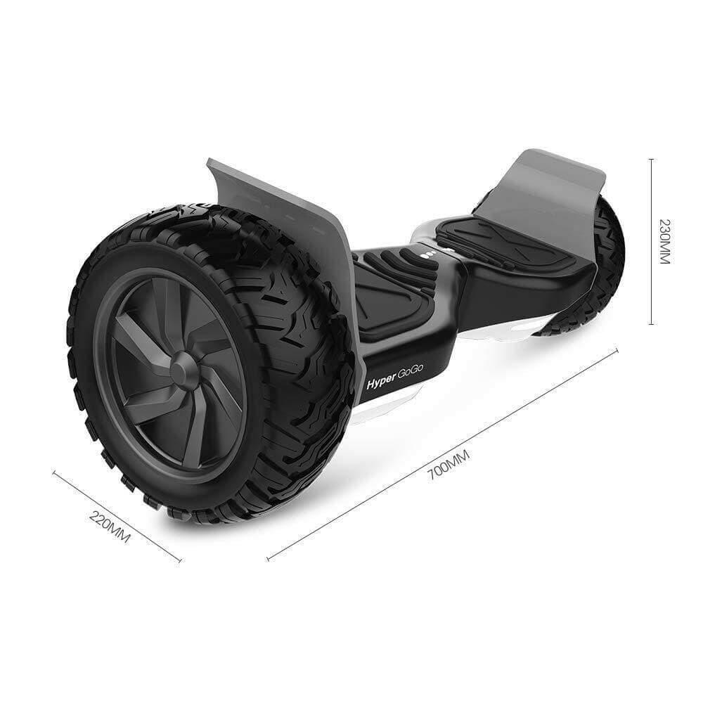 HyperGoGo 8.5" Electric Off Road Hoverboard with LED Lights Bluetooth Speaker MP3 - Kids Eye Candy