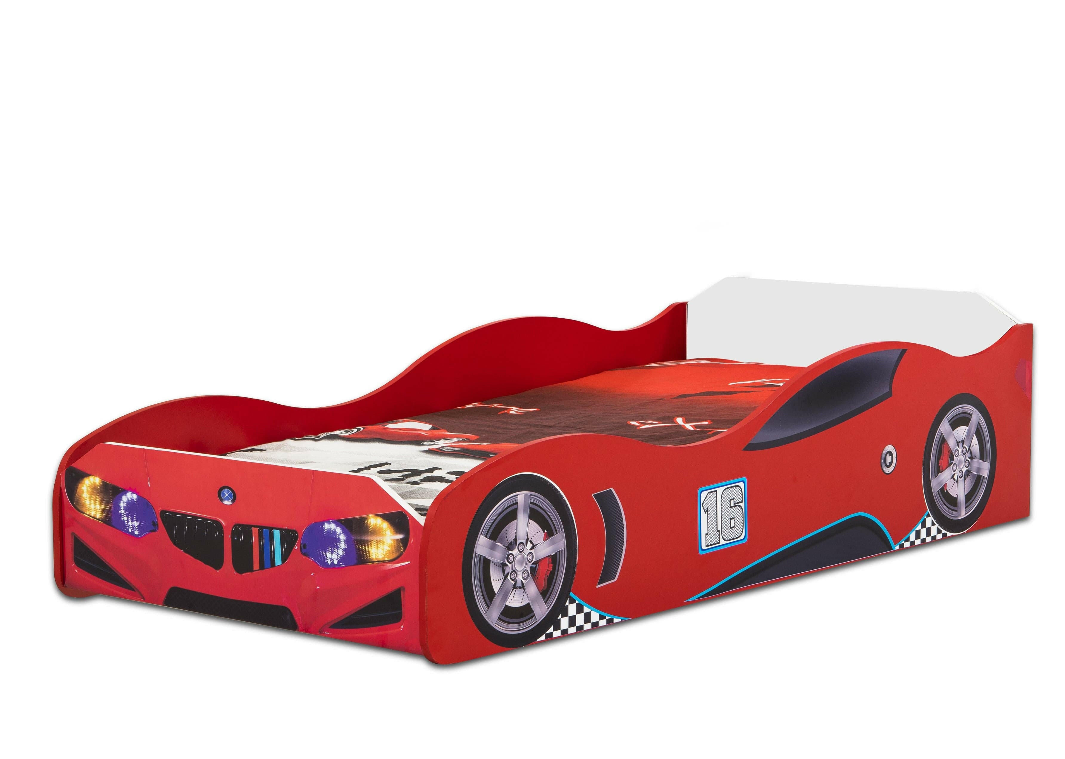 Beamer S1 Kids Bed Toddler Twin Size Frame Remote Control.