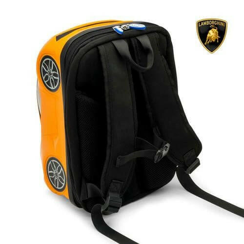Lamborghini Kids Water Resistant Adjustable Padded Backpack - Kids Eye Candy