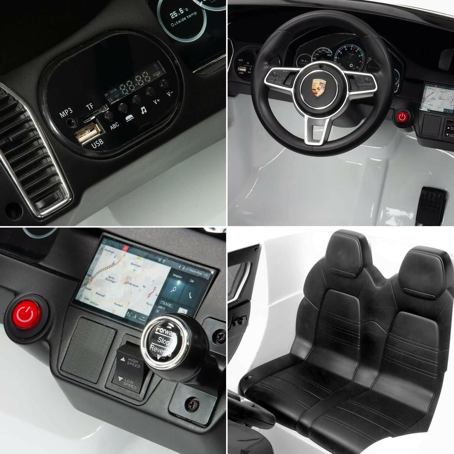 Porsche Cayenne Kids 12V Ride-On Car Parental Control MP3.