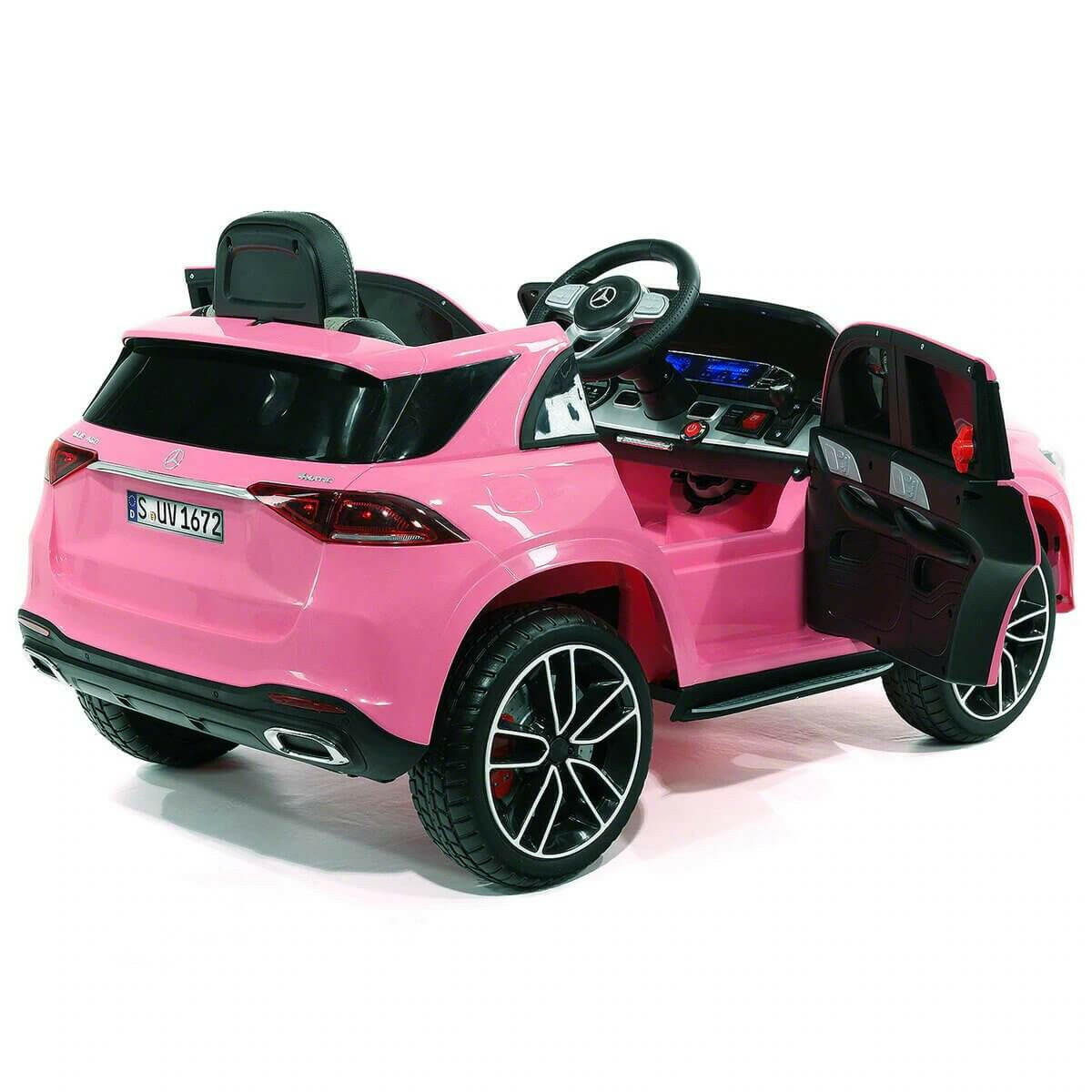 Mercedes Kids 12V GLE450 Ride-On Car Parental Remote, MP3, Leather Seats, LED Lights - Kids Eye Candy