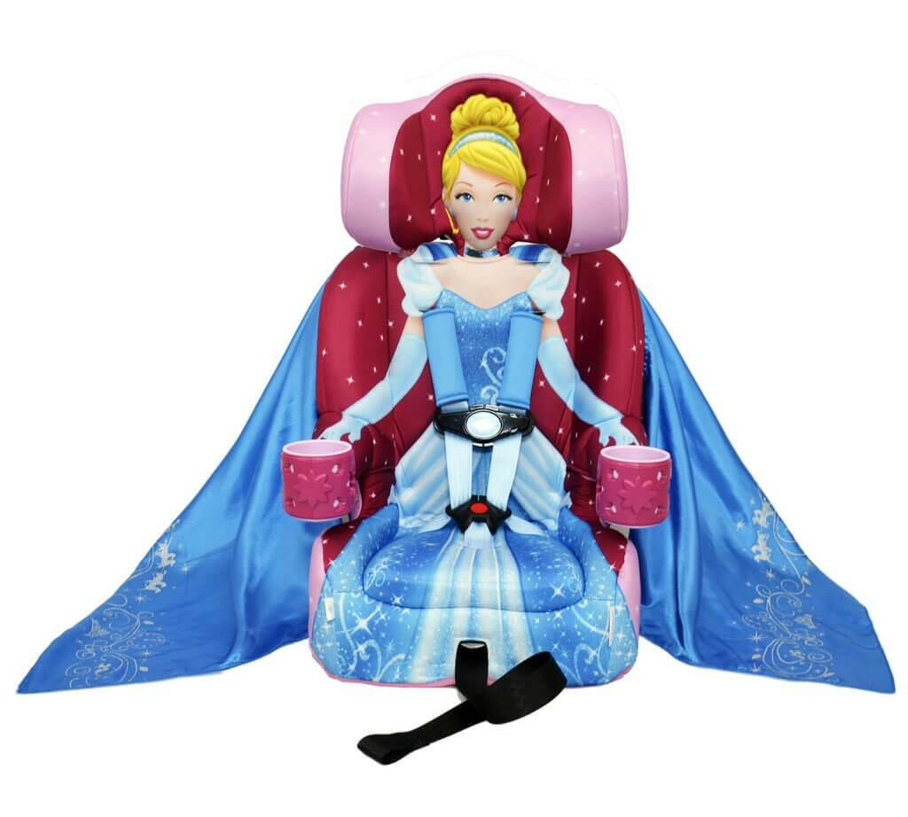 Kids Disney Cinderella Combination Harness Booster Car Seat - Kids Eye Candy