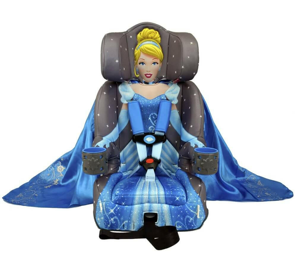 Kids Disney Cinderella Platinum Combination Harness Booster Car Seat With Cape - Kids Eye Candy